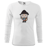 Da Oid Sinzer Griller Longsleeve Fitted Herren Weiss Hoehensteig Front